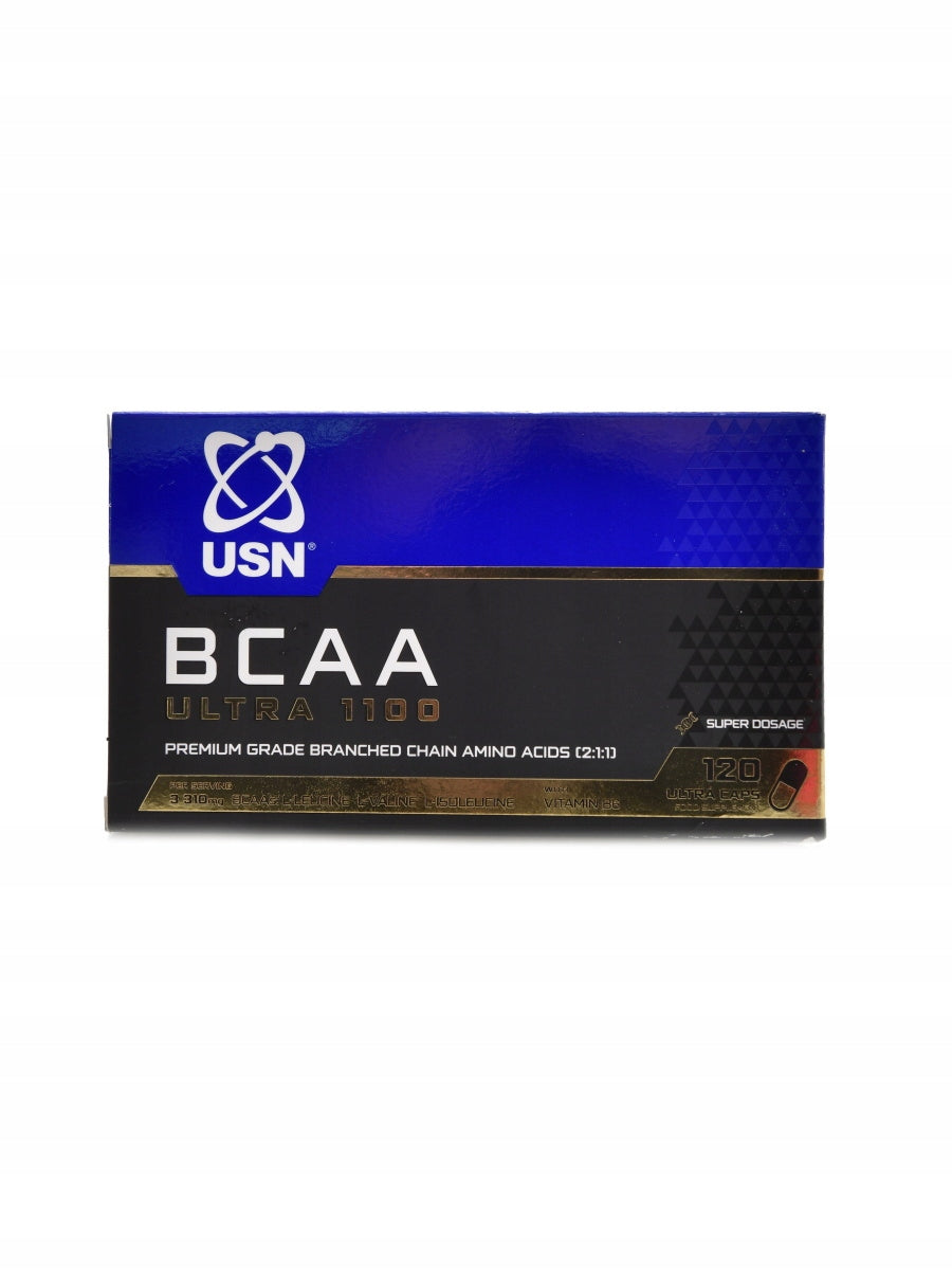 USN BCAA 1100 mega caps 120 kapslí Packaging status original