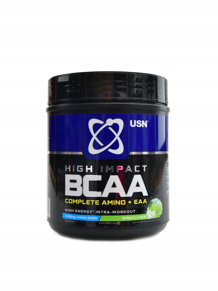 USN BCAA complete amino + EAA 400g zelené jablko