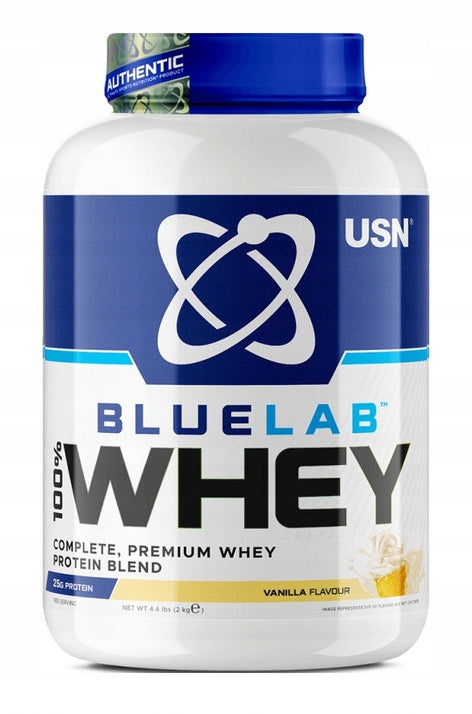USN Blue Lab Whey Vanilla Flavour BCAA Concentrate ISOLATE HYDROLYZATE Protein