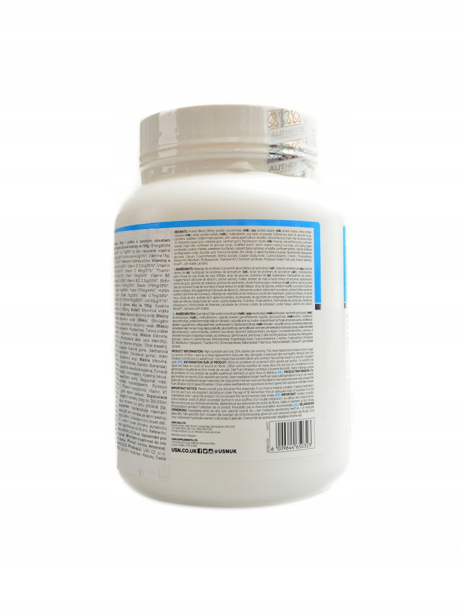USN Diet Fuel Ultralean 1000 g vanilka Expiration date at least six months from the date of purchase
