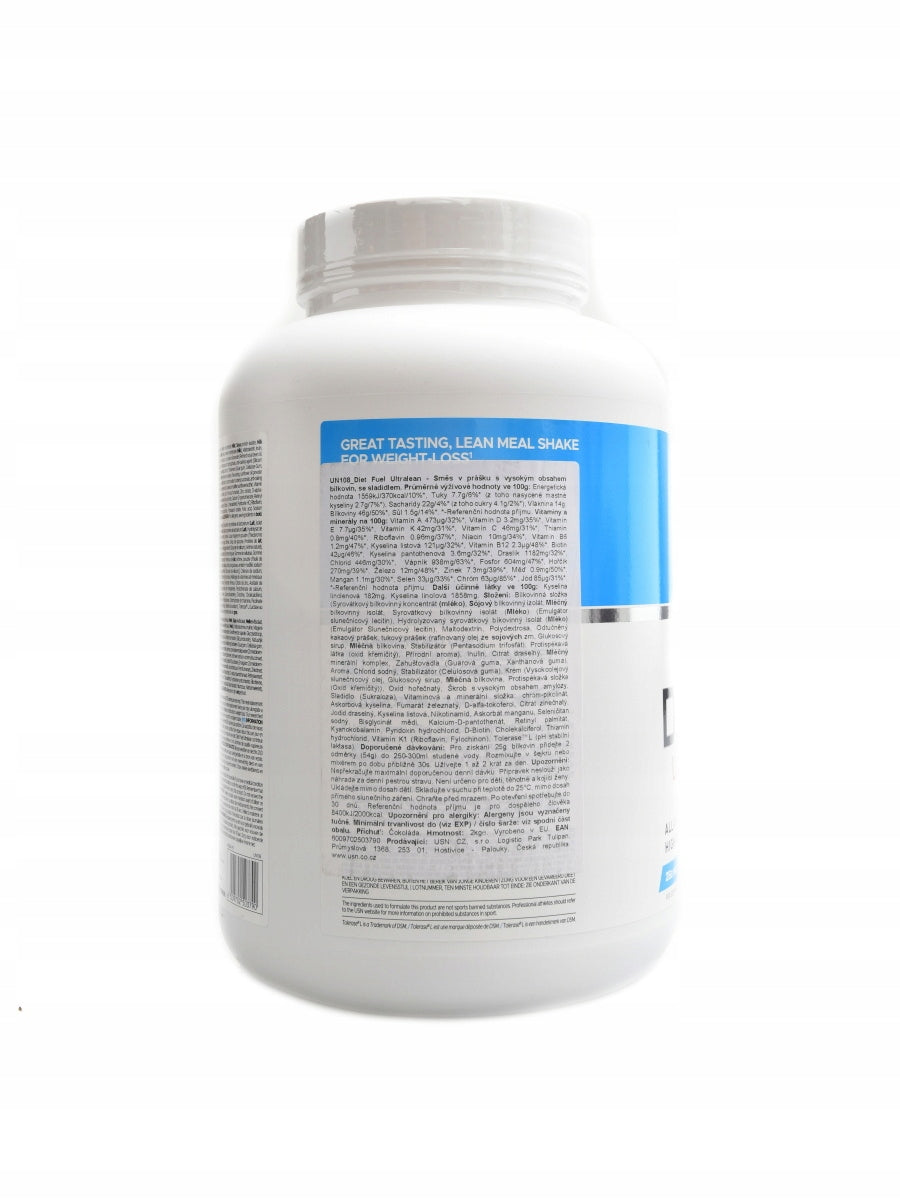 USN Diet Fuel Ultralean 2000 g čokoláda Packaging status original