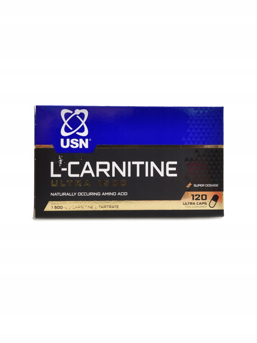 USN L-Carnitine 1500 mega caps 120 kapslí Packaging status original
