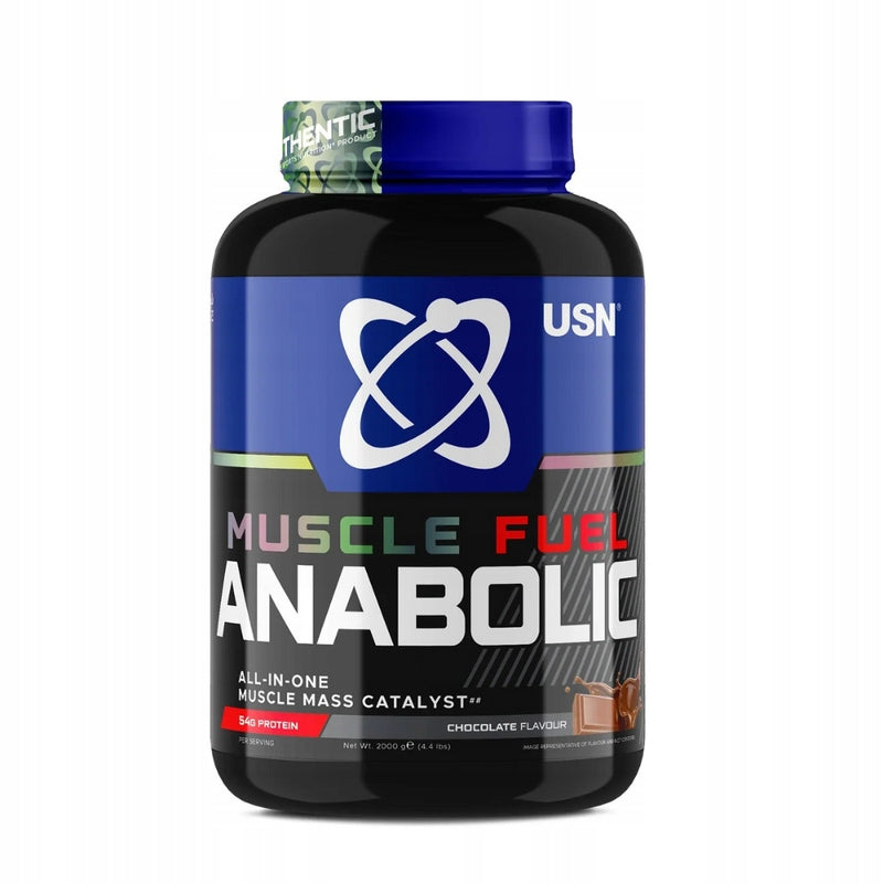 USN MUSCLE FUEL ANABOLIC 2kg GAINER EAA BCAA aHMB STRENGTH MEGA MASS