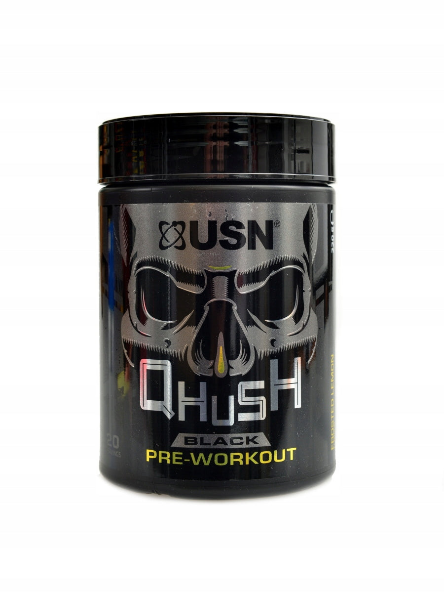 USN Qhush Black 220 g bobulový plamen Packaging status original