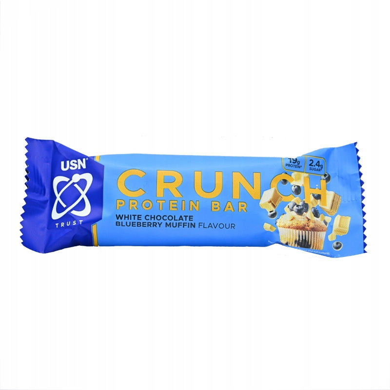 USN Trust Crunch 60g White Chocolate Blueberry Muffin Expiration date at least 3 months from the date of purchase