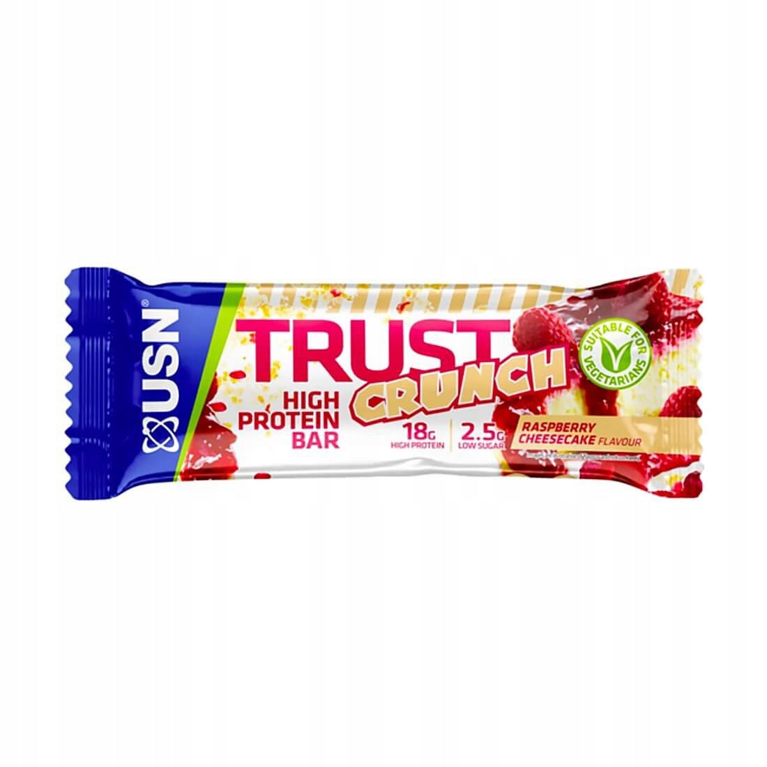 USN Trust Crunch 60g White Chocolate Blueberry Muffin