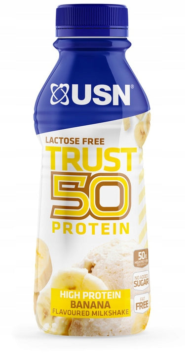 USN Trust Protein Fuel 500ml flavor Banana PROTEIN DRINK 50g Protein