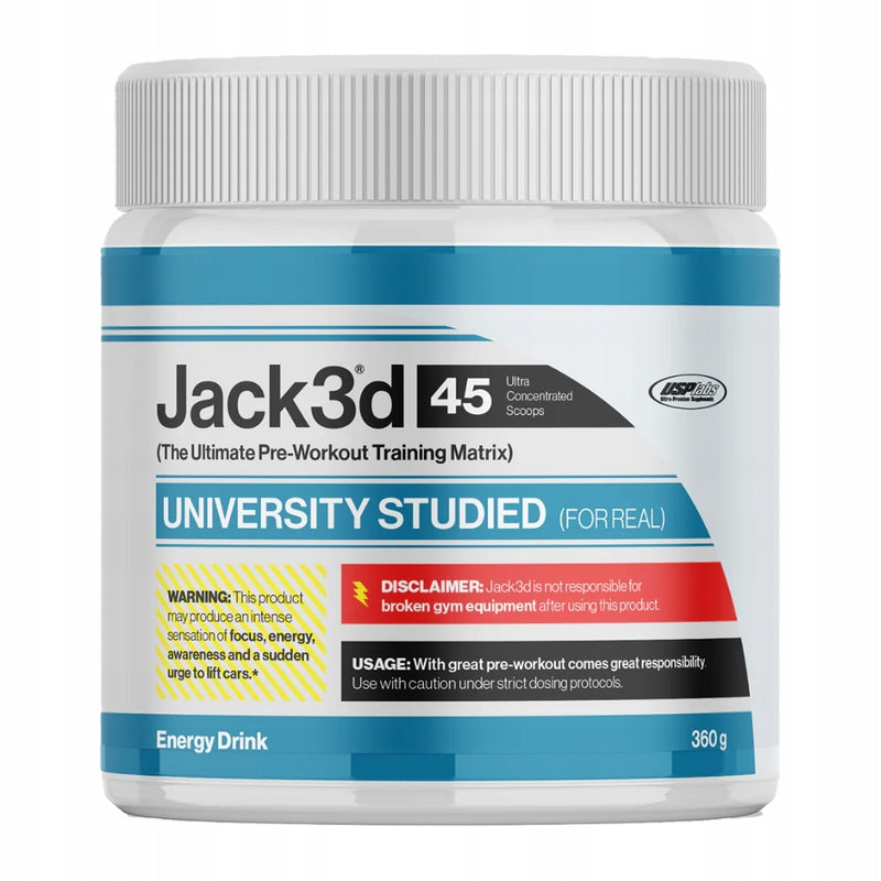 USP Jack3d 360g STACK Pre-Workout Strong Beta-Alanine Monohydrate Citrulline