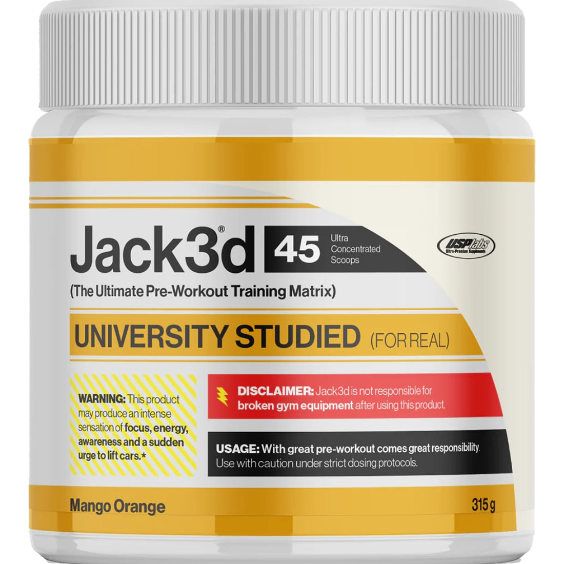USP Labs Jack 3D Advanced 315g Orange Mango