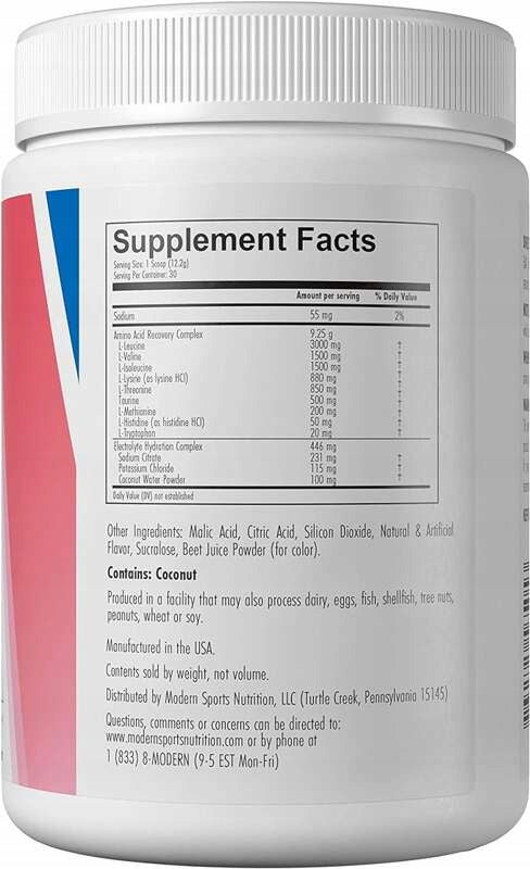 USP Labs Modern EAA+ BCAA Exogenous Amino Acids Without Sugar No Sugar Weight 366 g