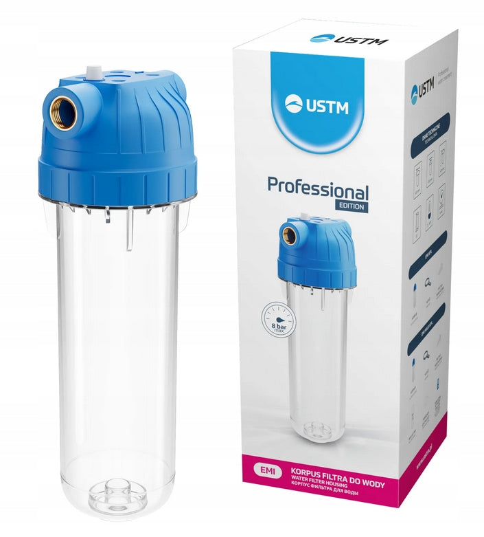 USTM IN-LINE BODY 3/4'' WATER FILTER HOUSING WATER FILTRATION Manufacturer code WFW 3/4" EMI