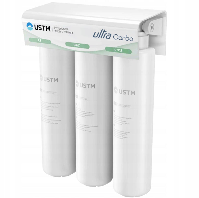 USTM Ultra Carbo Black Style Under-Sink Kitchen Filter Model ULTRA CARBO BLACK STYLE
