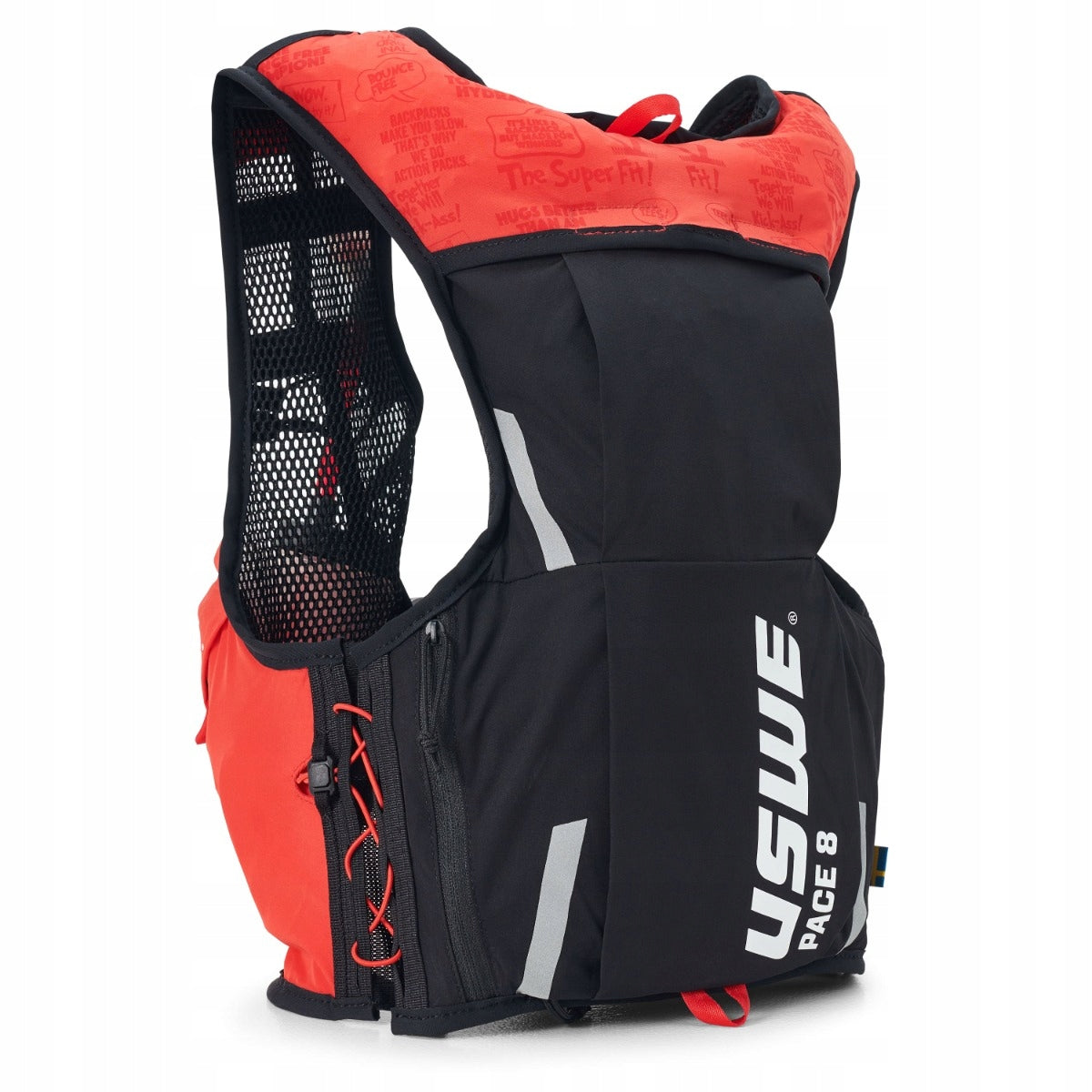 USWE RUNNING VEST PACE 8L SIZE XL RED BLACK
