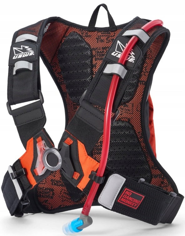 USWE camel bag Moto Hydro 3 Factory Orange 2L hydration backpack Manufacturer's catalog number 5203090038