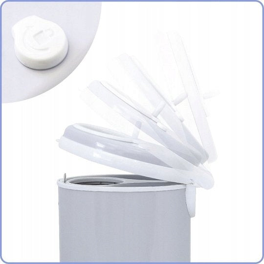 Ubbi Steel Diaper Basket White Manufacturer code U10000