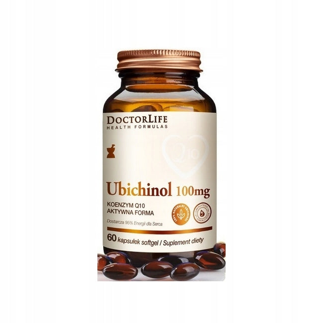 Ubiquinol 100mg 60 capsules Doctor Life