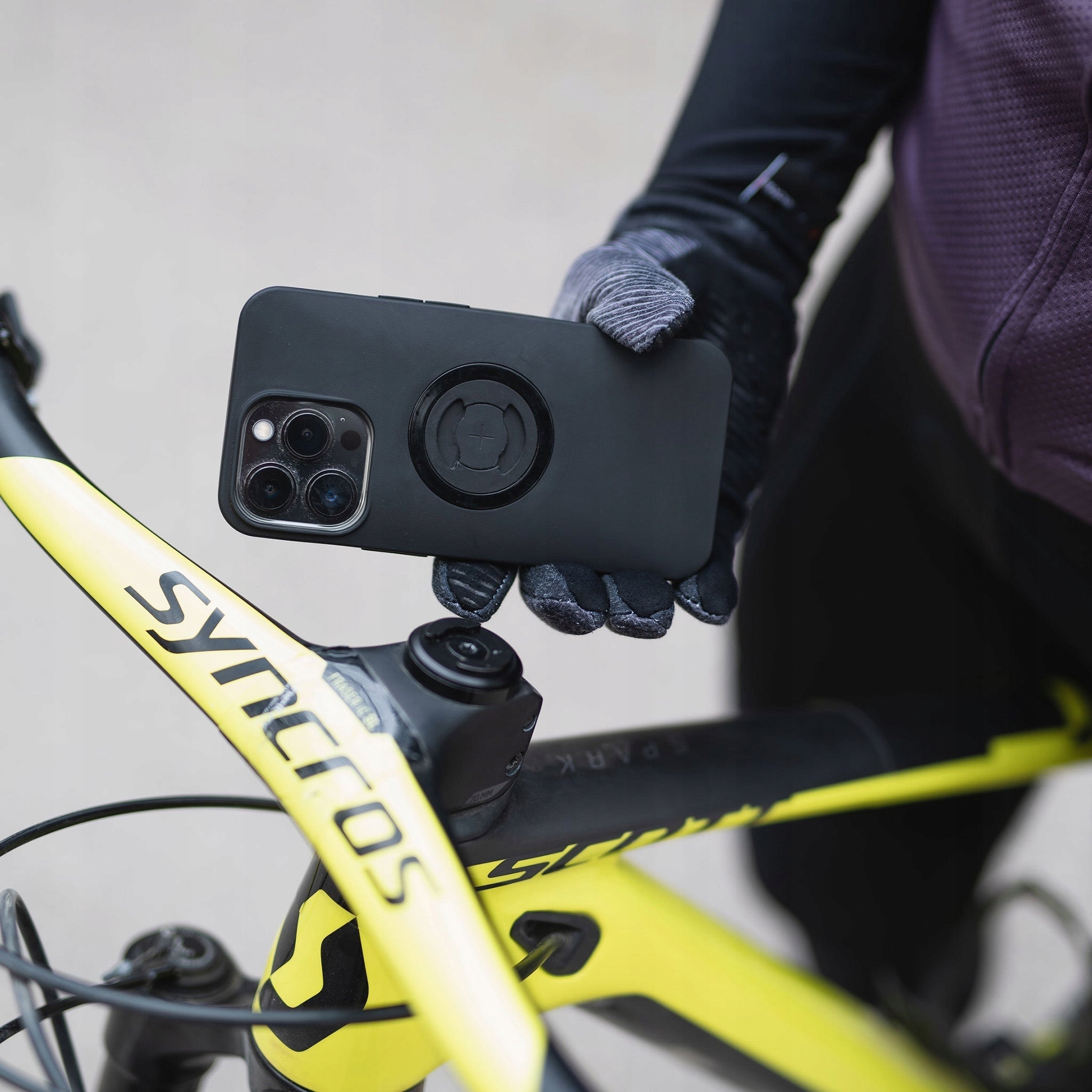 Fahrradlenker-Telefonhalter Spokey, schwarz 