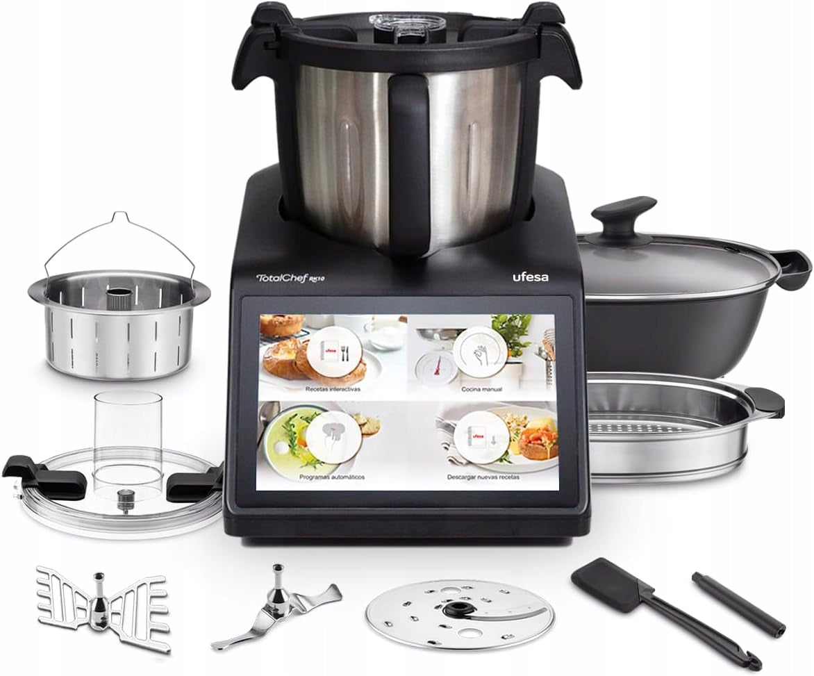 Ufesa TotalChef RK10 Food Processor Screen 10" WiFi 30 Functions 4,5L