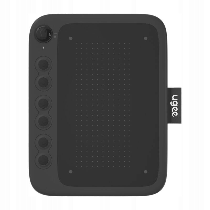 Ugee Q6 PORTABLE GRAPHICS TABLET FOR KIDS, BLACK MICRO TO USB C