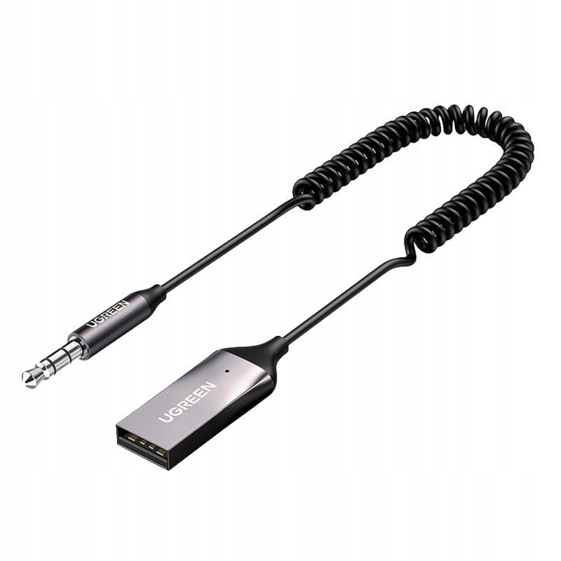 Ugreen 70601B Car Receiver Bluetooth AUX USB Microphone Receiver