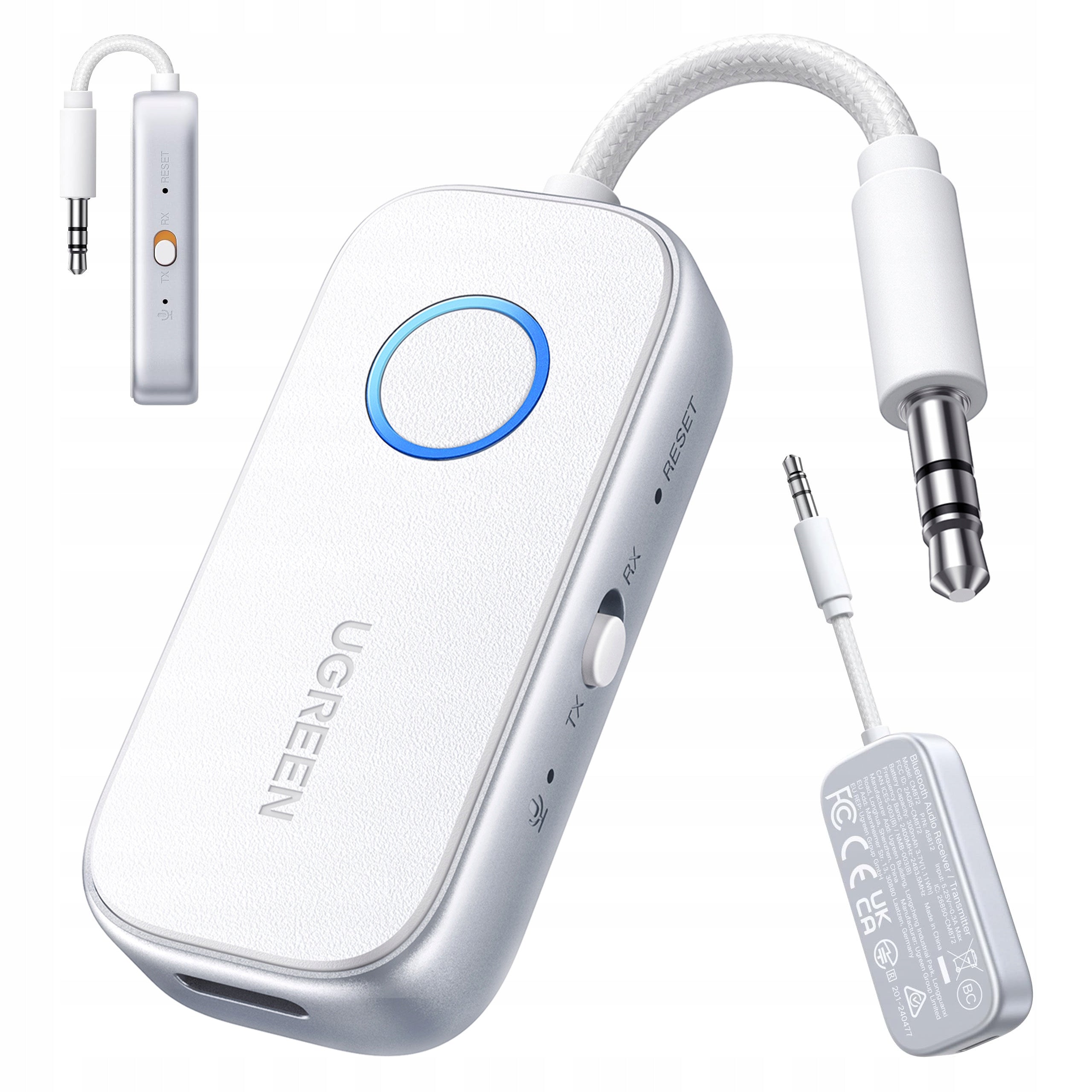 Ugreen Cm872 Transmitter Adapter Bluetooth 5.4 Two Modes Receiver Transmitter