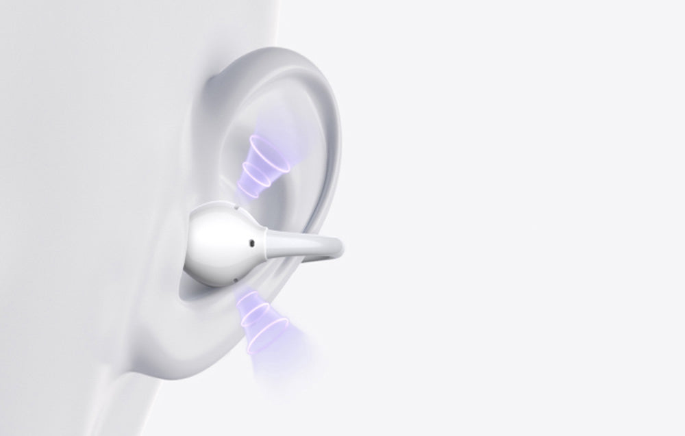 Ugreen WS218 ClipBuds Wireless LDAC ANC Bluetooth Headphones White Manufacturer code WS218