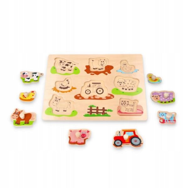 Holzpuzzle - Puzzle Lelin Farm Friends 
