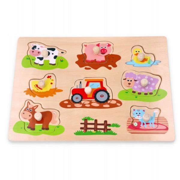 Holzpuzzle - Puzzle Lelin Farm Friends 