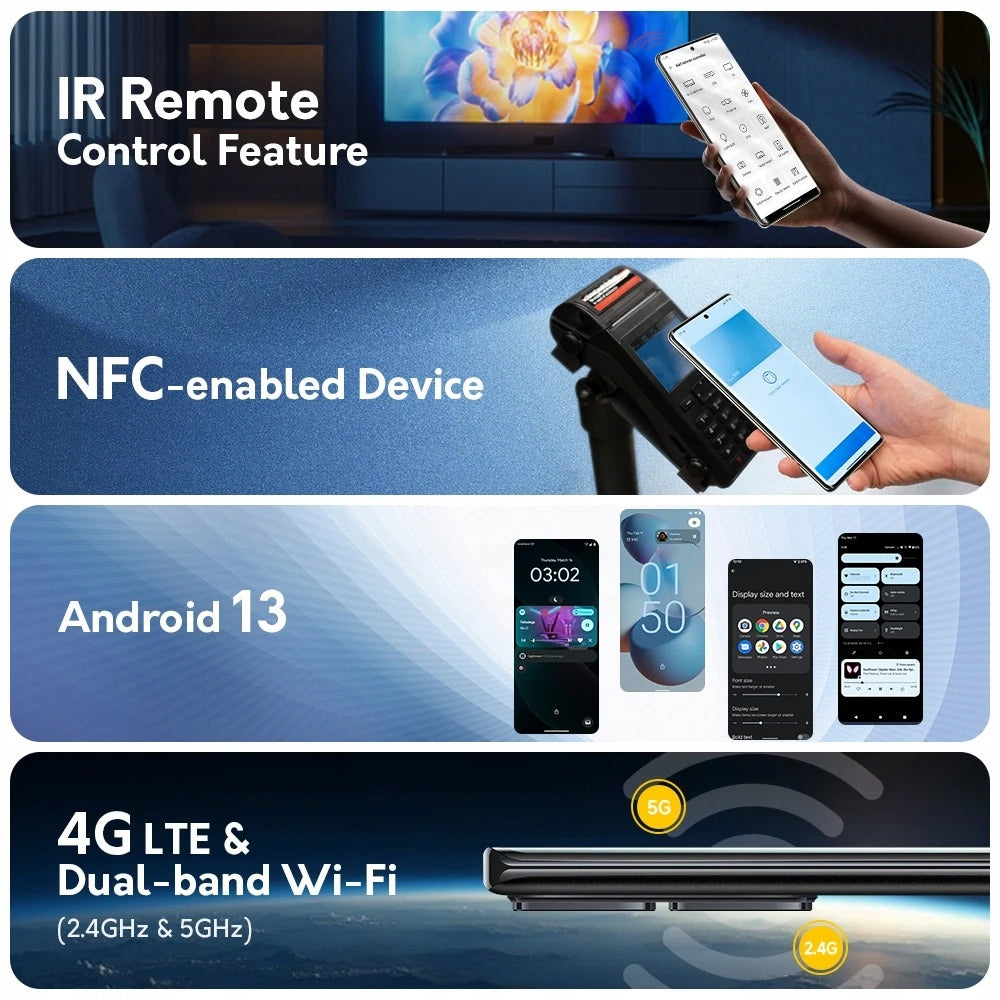 Ulefone Note 17 Pro 12 GB / 256 GB 4G (LTE) black Built-in memory 256 GB