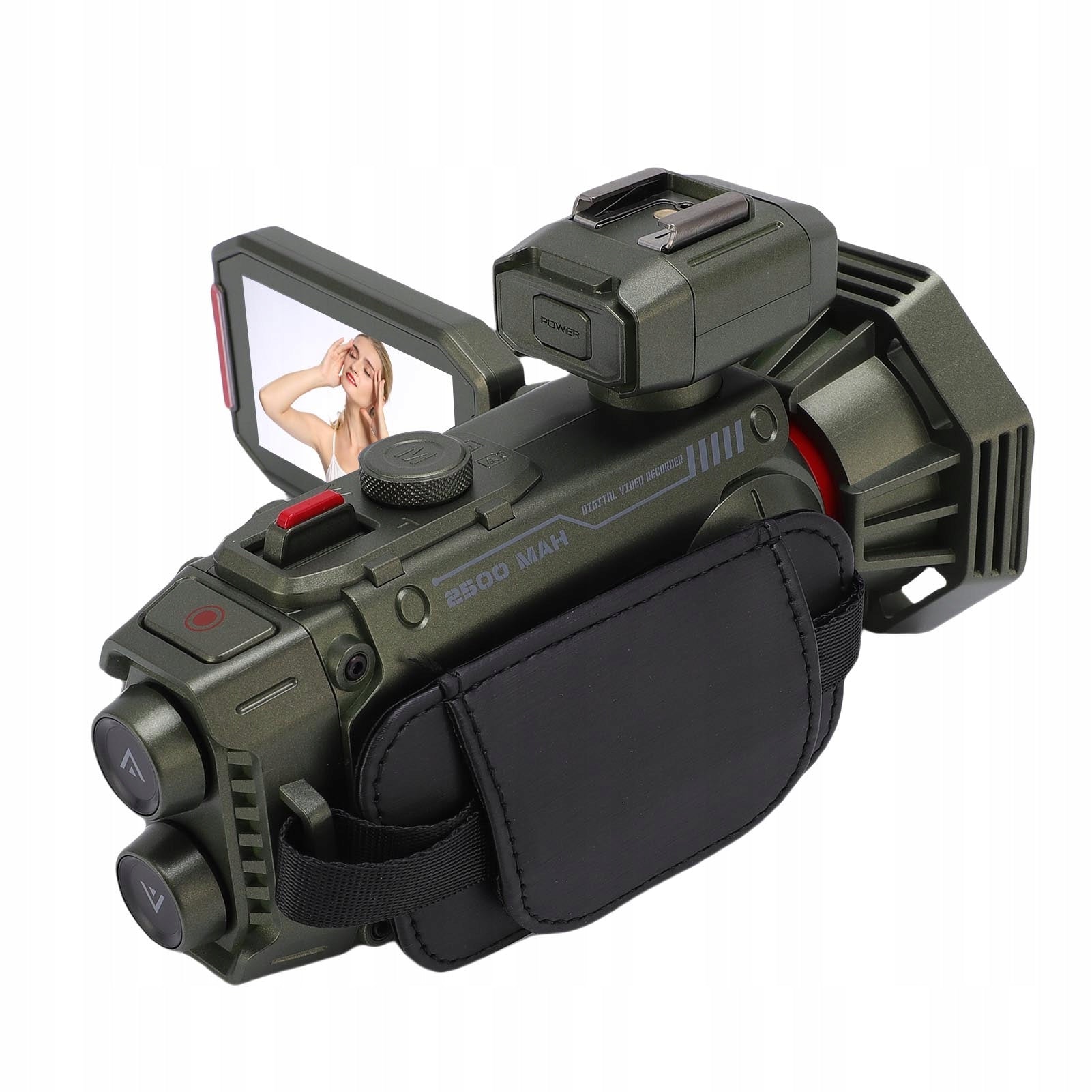 Ultra HD 4K video camera with 50x zoom and automatic 3V