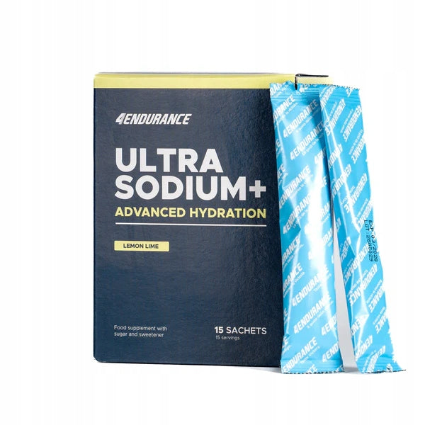Ultra Sodium+ Salt 710mg sodium 15 sachets 4endurance Packaging status original