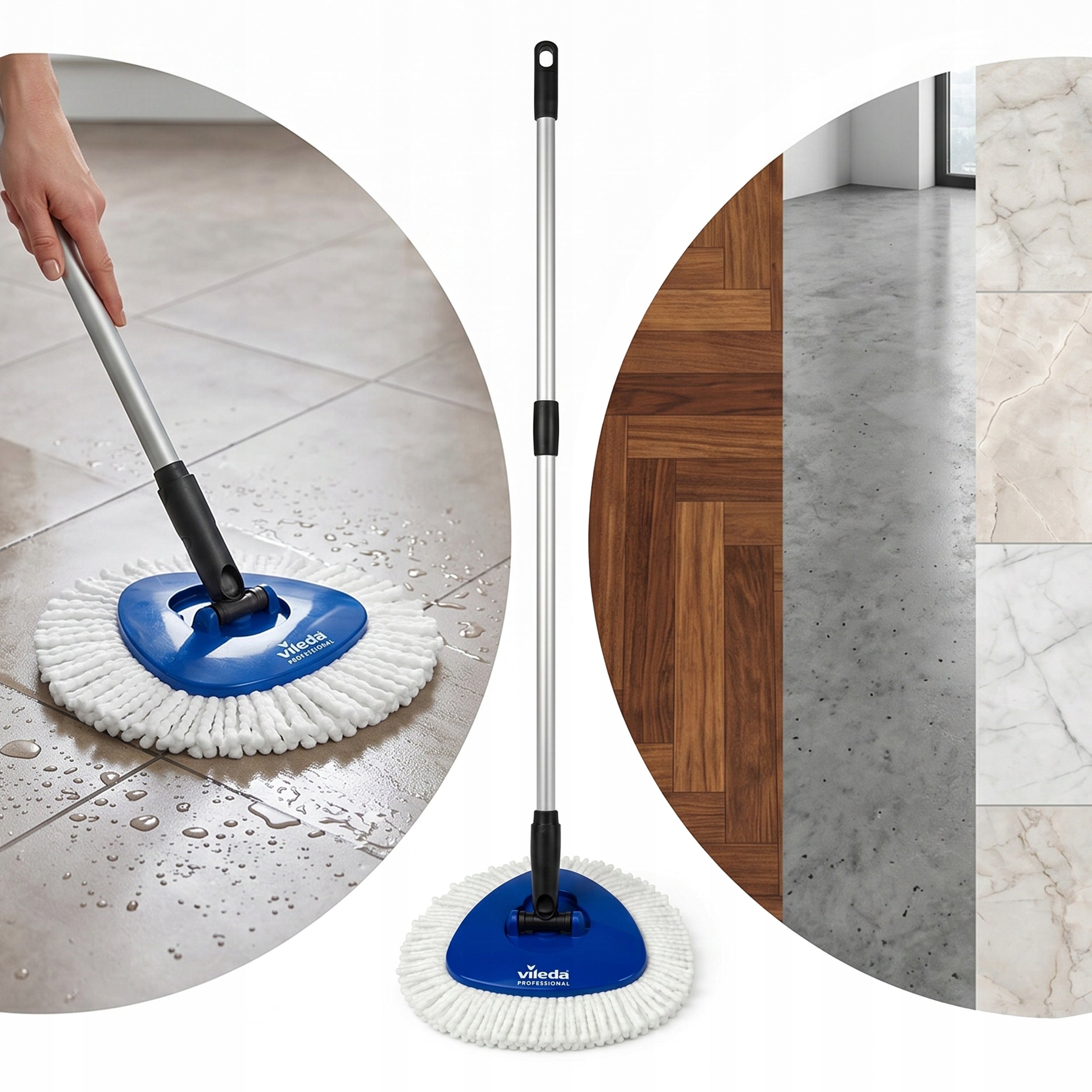 UltraSpeed UltraSpin Mini Mop Cartridge Kit + Handle + Telescopic Stick Packaging status original