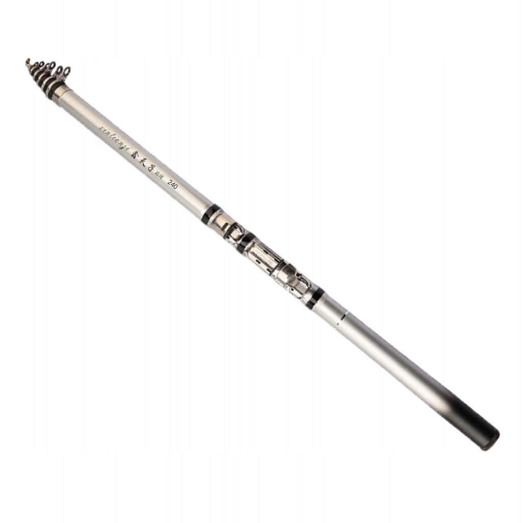 Ultralight Travel Fishing Rod Carbon Fiber Rod Piece Telescopic 2.4m Brand no brand
