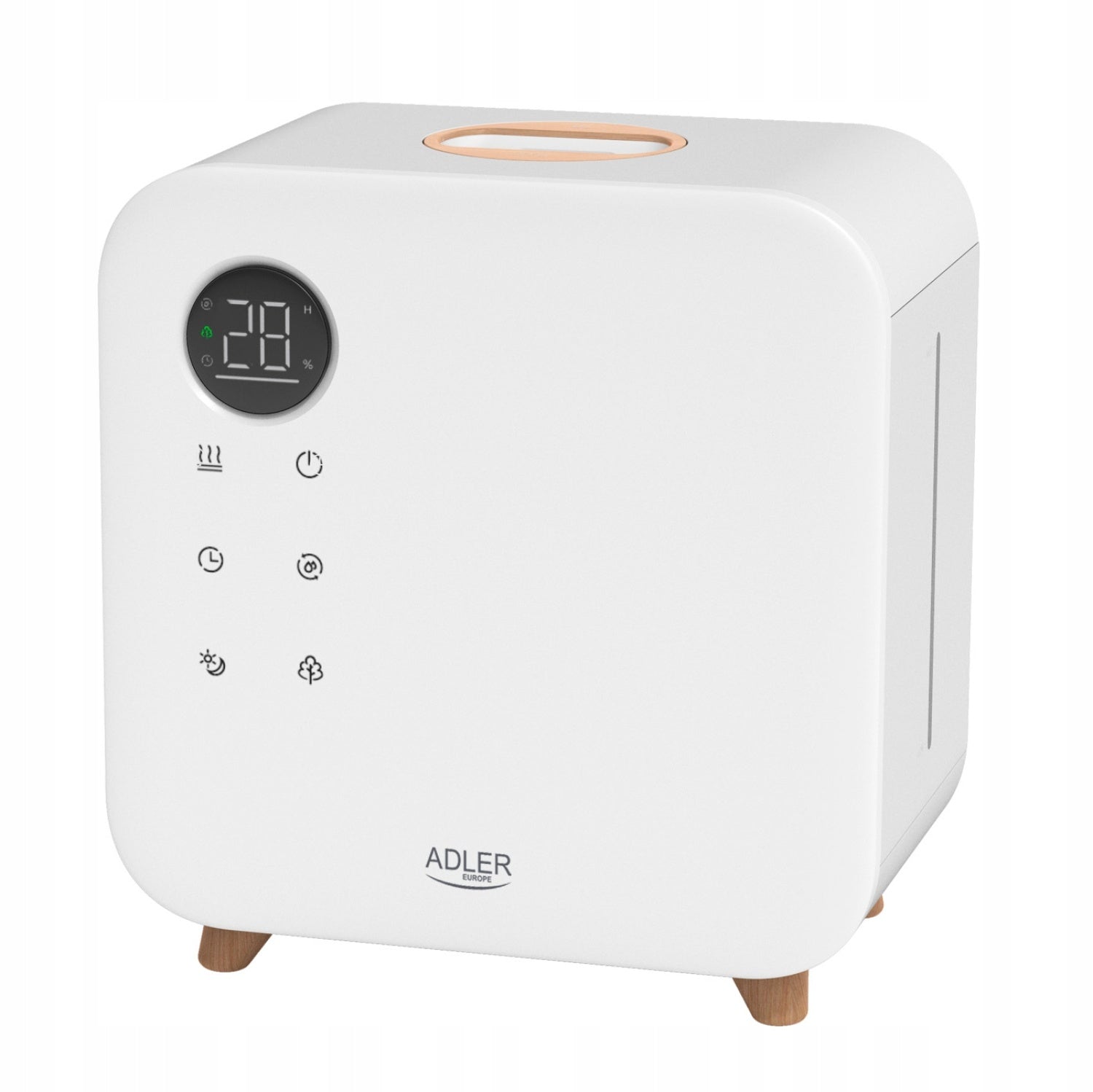 Ultrasonic Air Humidifier 5.5L Hygrostat Night Mode LED Timer Brand Adler Europe
