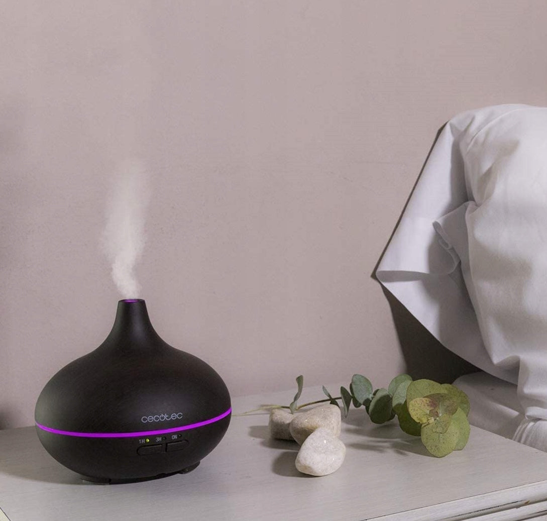 Ultrasonic Air Humidifier Aromatizer Pure Aroma 150 Yin Black Model 5283