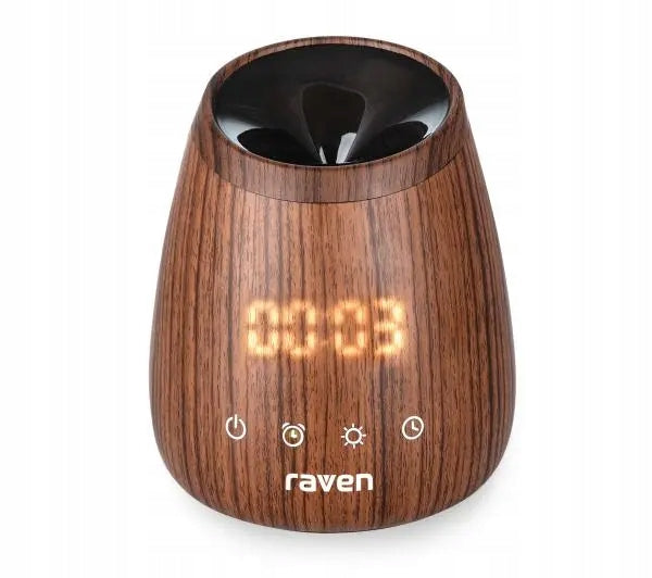 Ultrasonic Aromatizer RAVEN ENA002 12W Clock and Alarm Clock Brown Medical device no