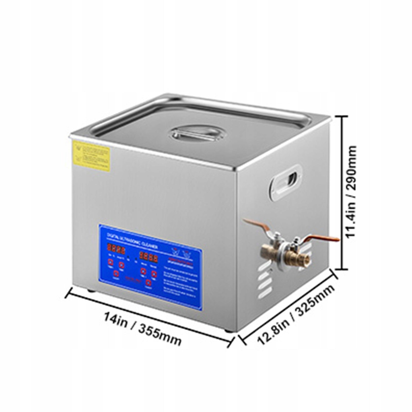 Ultrasonic Cleaner With Heating 360W 15L 40KHZ Stainless Steel 304 Manufacturer code JPS-60ACSBQXJ