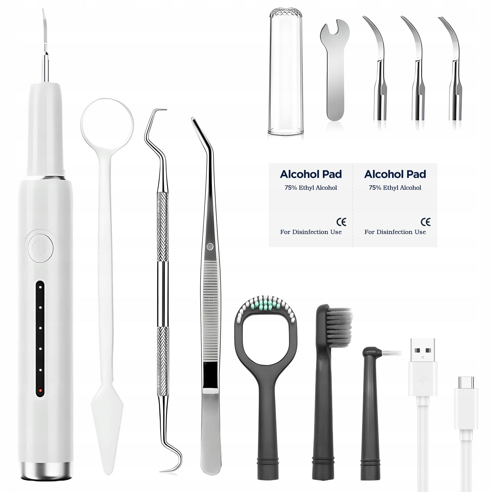 Ultrasonic Dental Scaler - 3 modes for removing tartar High-Intense Light EAN (GTIN) 4010537469351