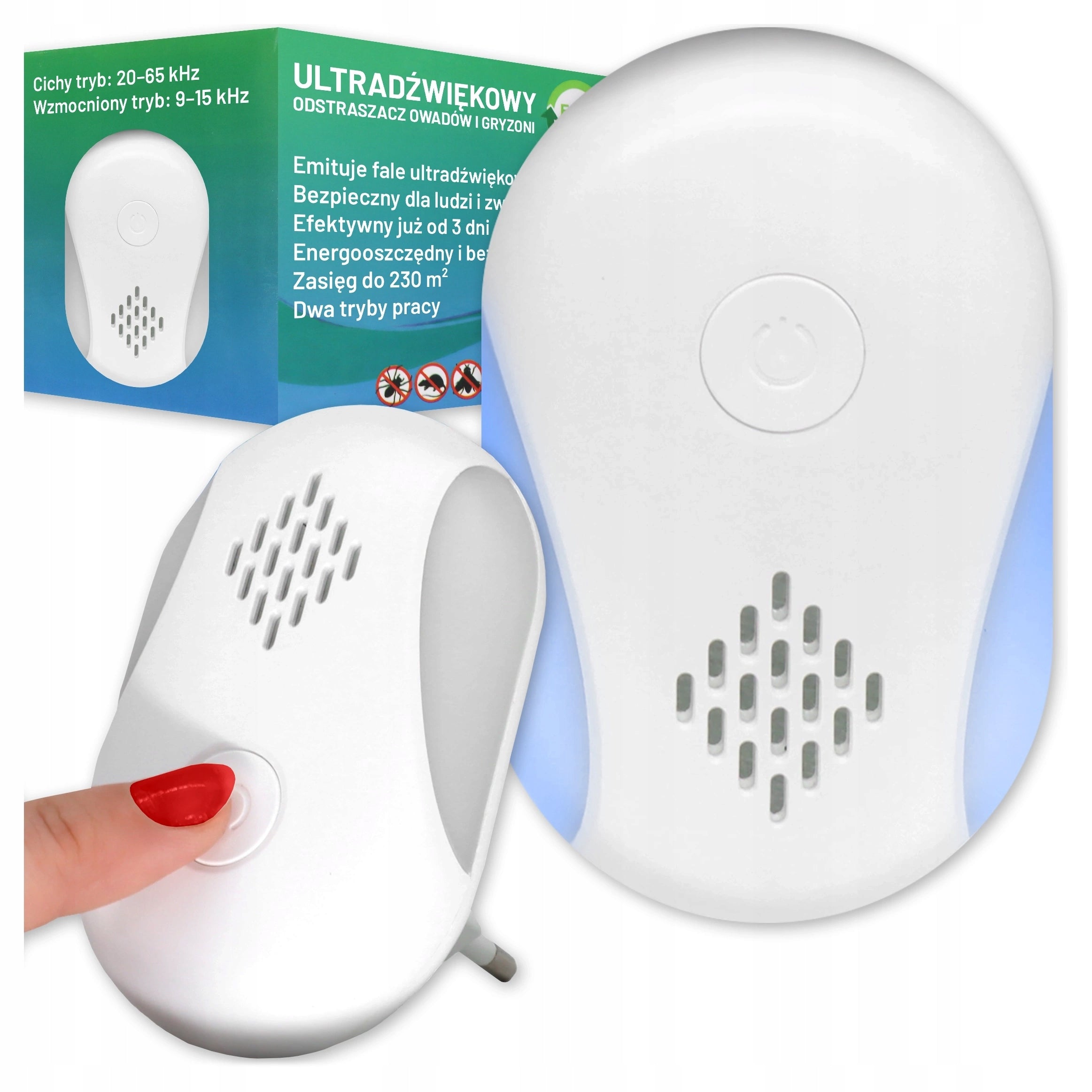 Ultrasonic Deterrent Rodent Mice Rat Insect Mounds For Nest Packaging status original