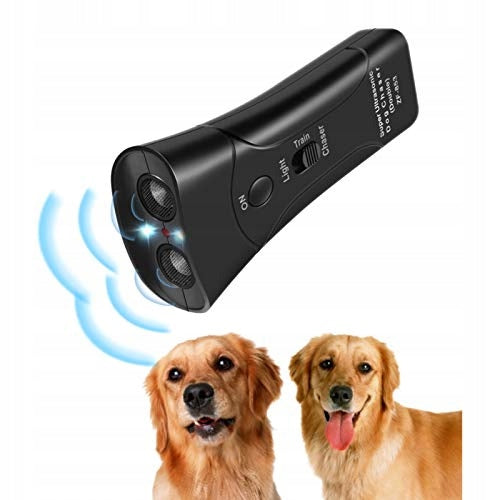 Ultrasonic Dog Repellent Electric Trainer with LED Flashlight Manufacturer code D088