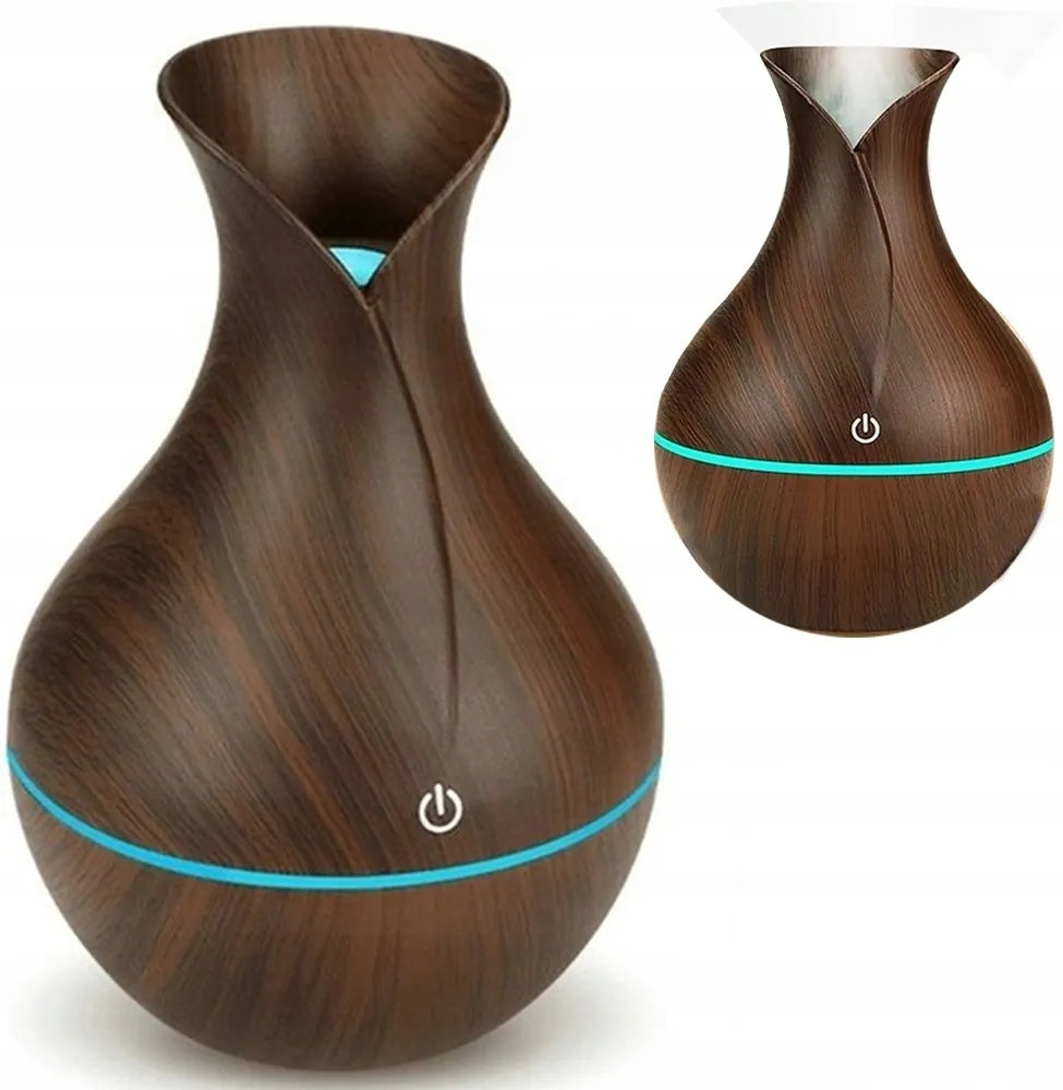 Ultrasonic ExoticJungle plant humidifier aromatherapy wood rgb Performance 20 ml/h