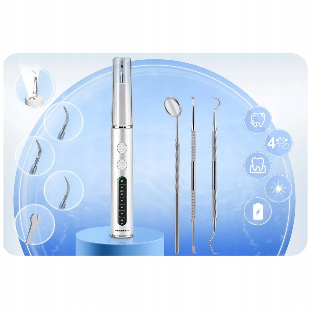 Ultrasonic Tooth Scaler 4 Modes For Scaling LED Berdsen BD- Packaging status original