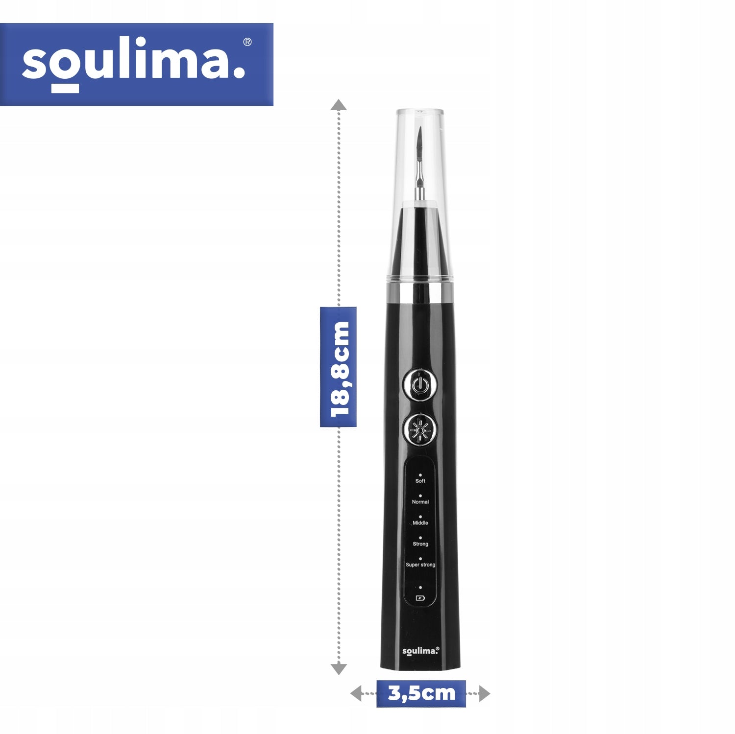 Ultrasonic Tooth Scaler Soulima Dental 5 LED Modes 2-3h Working