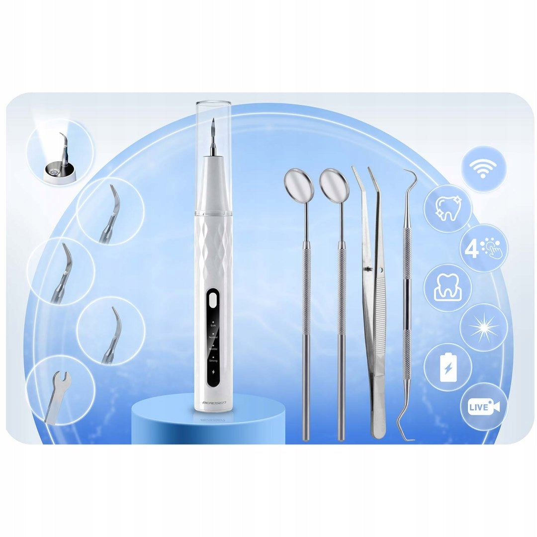 Ultrasonic Toothbrush Camera Scaler 4 Modes For Scaling LED Berd Packaging status original