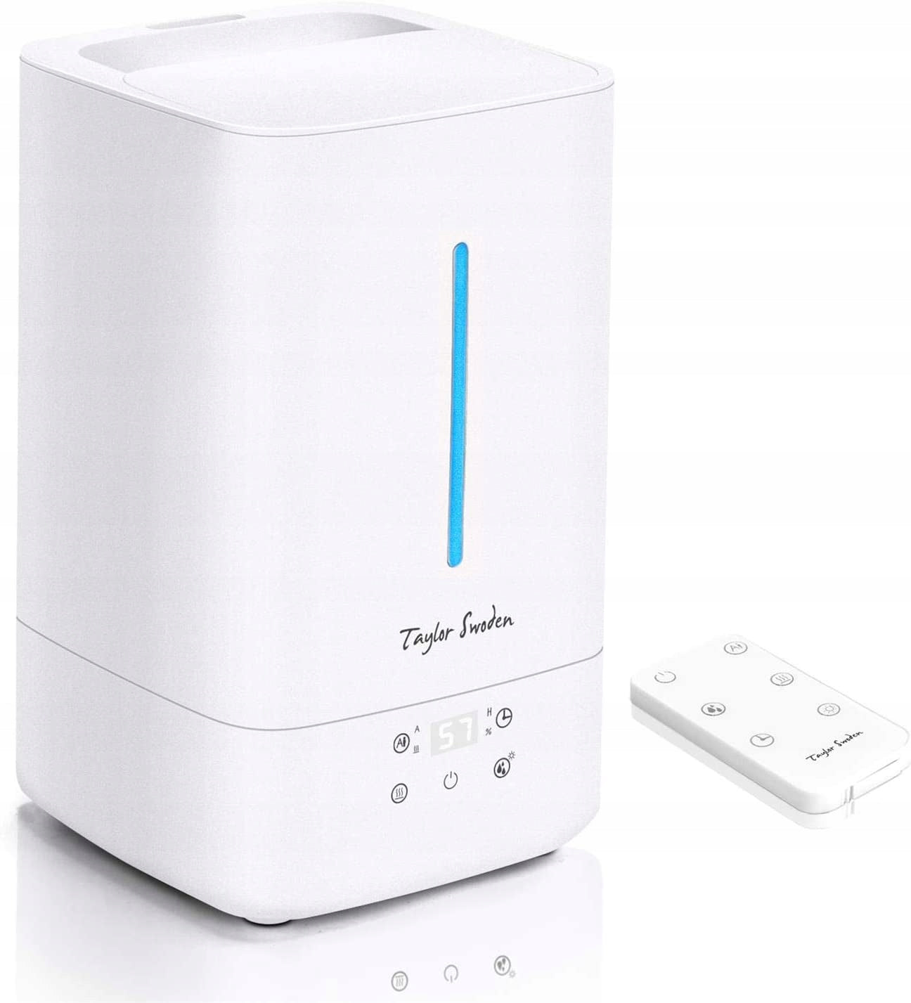 Ultrasonic air humidifier Taylor Swoden 100 W 5 l white #1141 Manufacturer code 33LYA