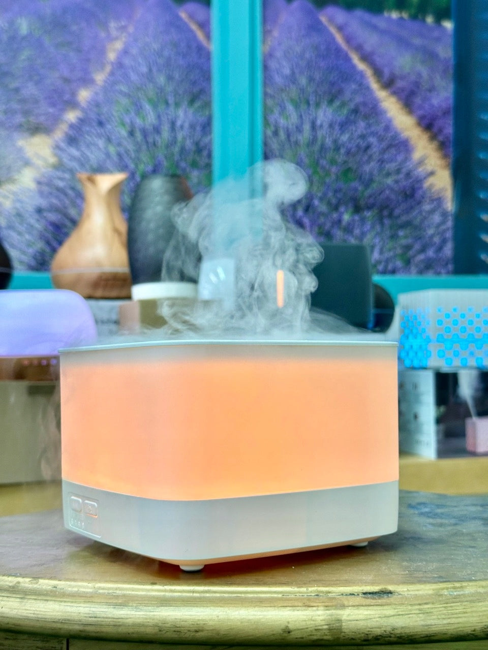Ultrasonic diffuser AROMA LOVE capacity 800 ml for aromatherapy oils Medical device no