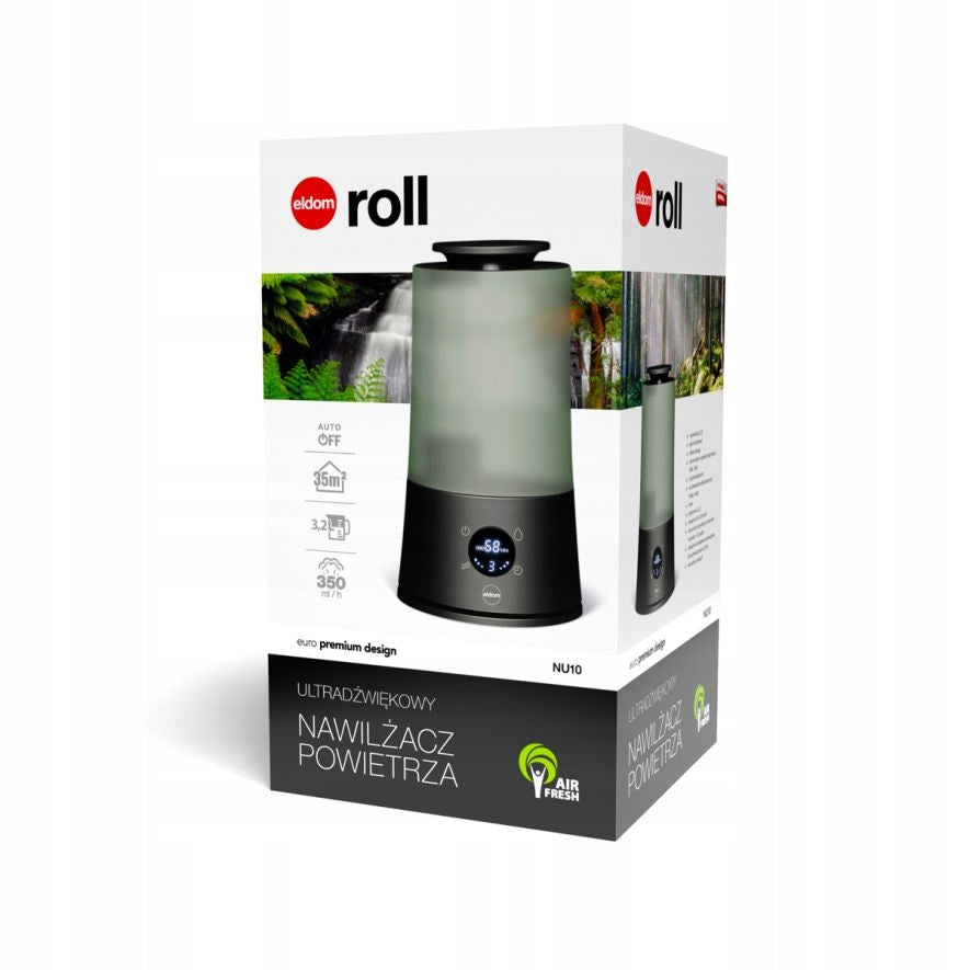 Ultrasonic humidifier ELDOM NU10 roll Water tank capacity 3.2 l