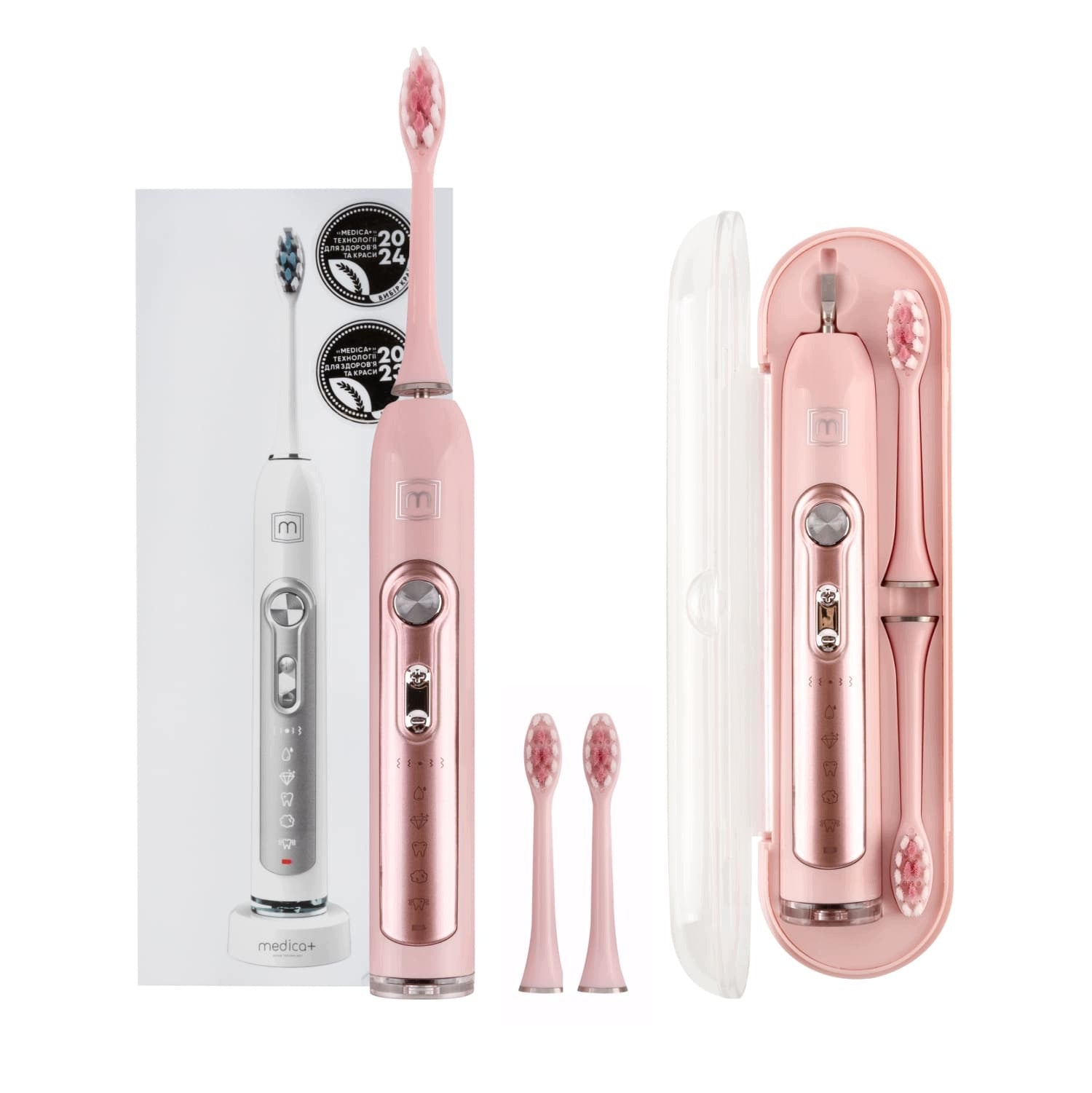 Ultrasonic toothbrush MEDICA+ PROBRUSH 9.0 in fuchsia (Japan)