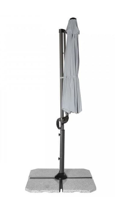 Umbrella Doppler Derby Ravenna Smart 300 Grey Garden on boom Product weight with unit packaging 14 kg