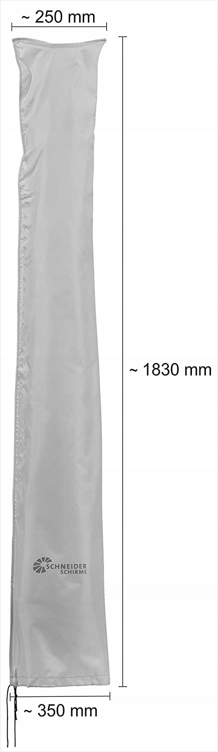 Umbrella cover 0 x 25 x 300 cm grey